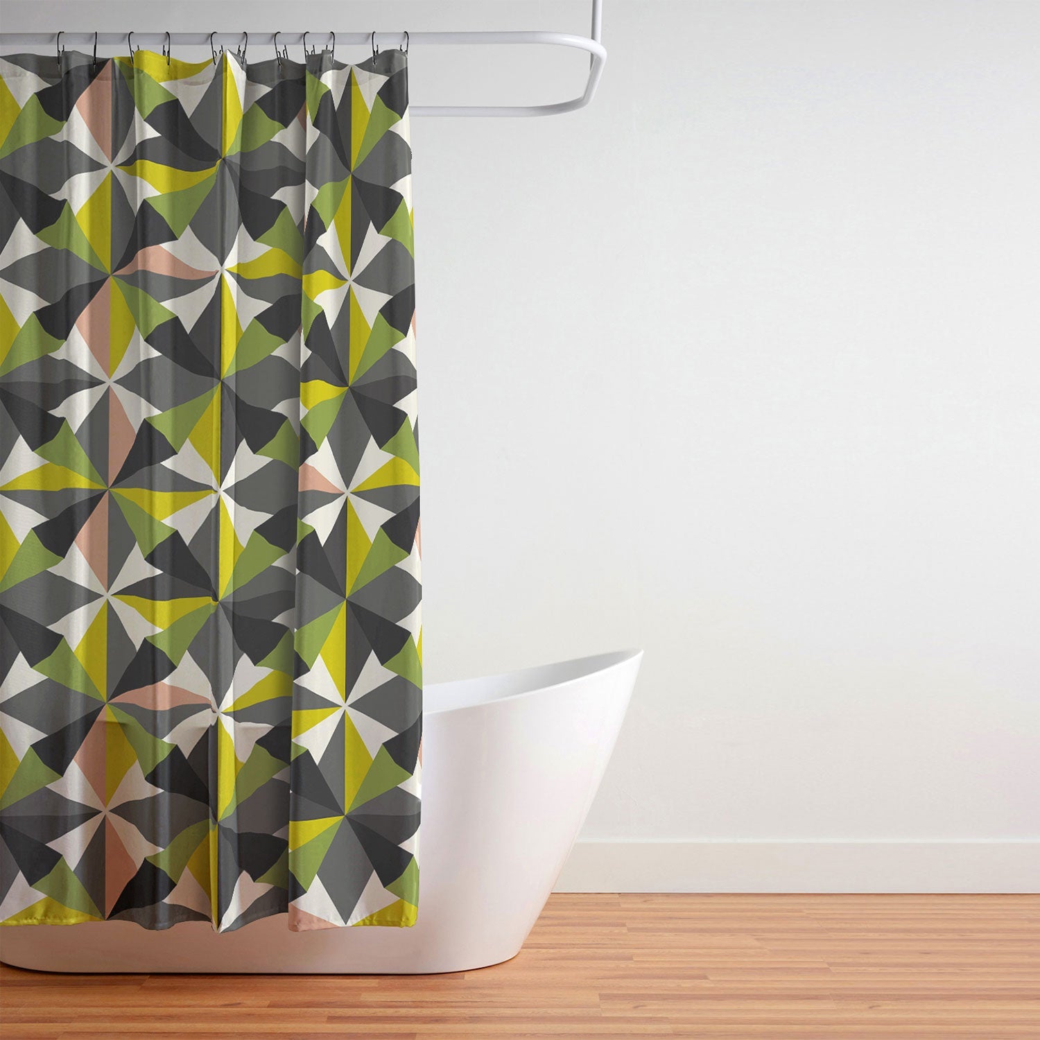 Mirimo Bosa Green Shower Curtain