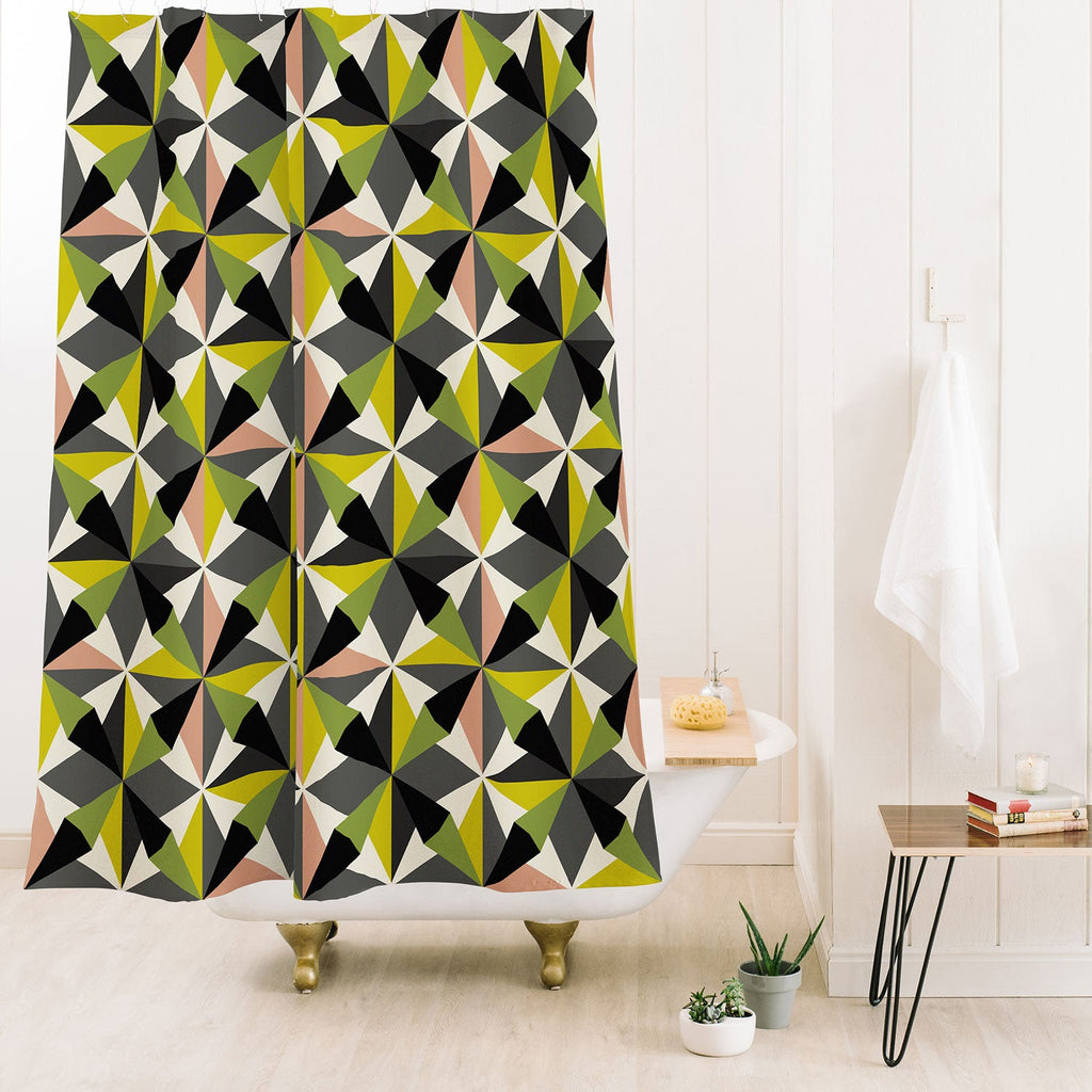 Mirimo Bosa Green Shower Curtain
