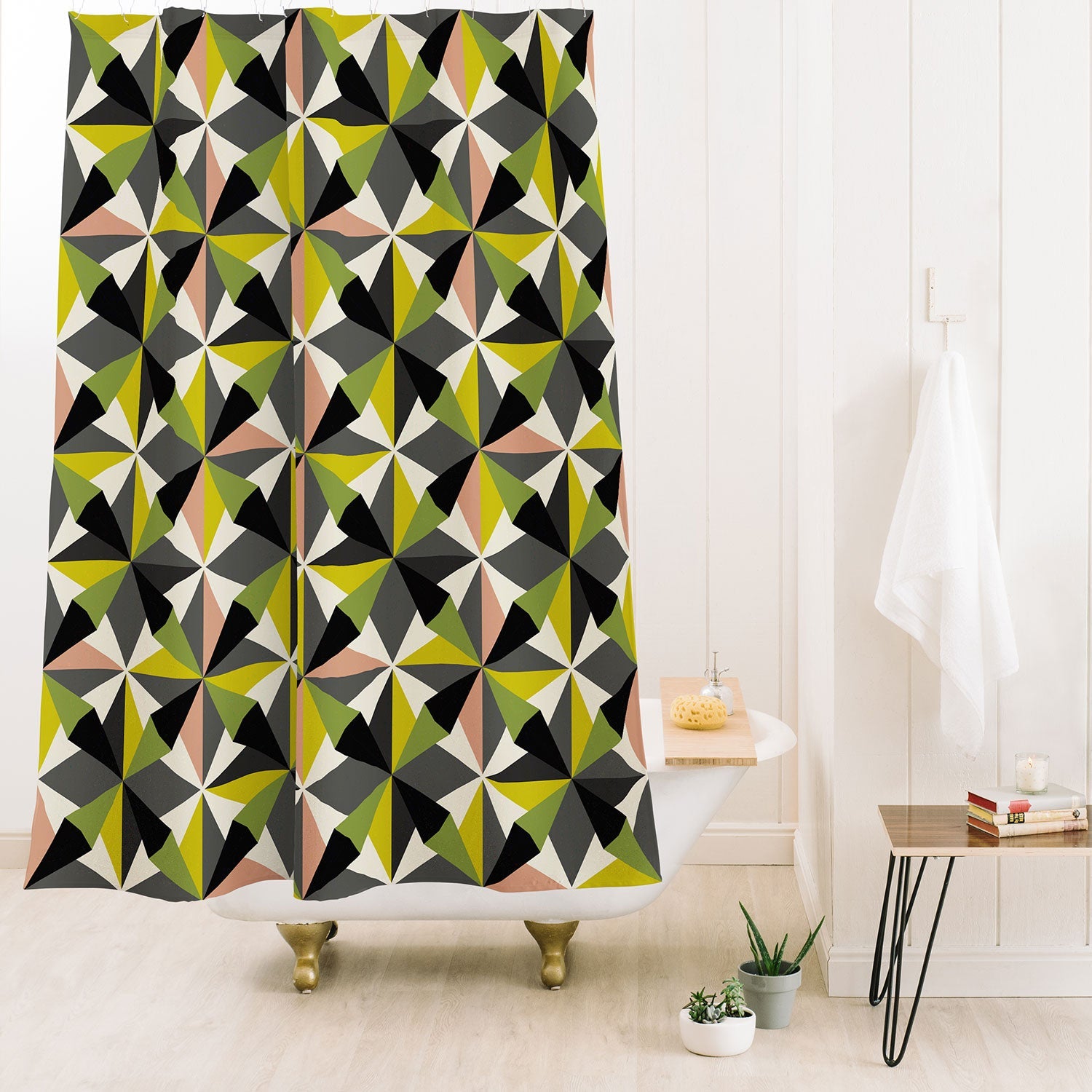 Mirimo Bosa Green Shower Curtain