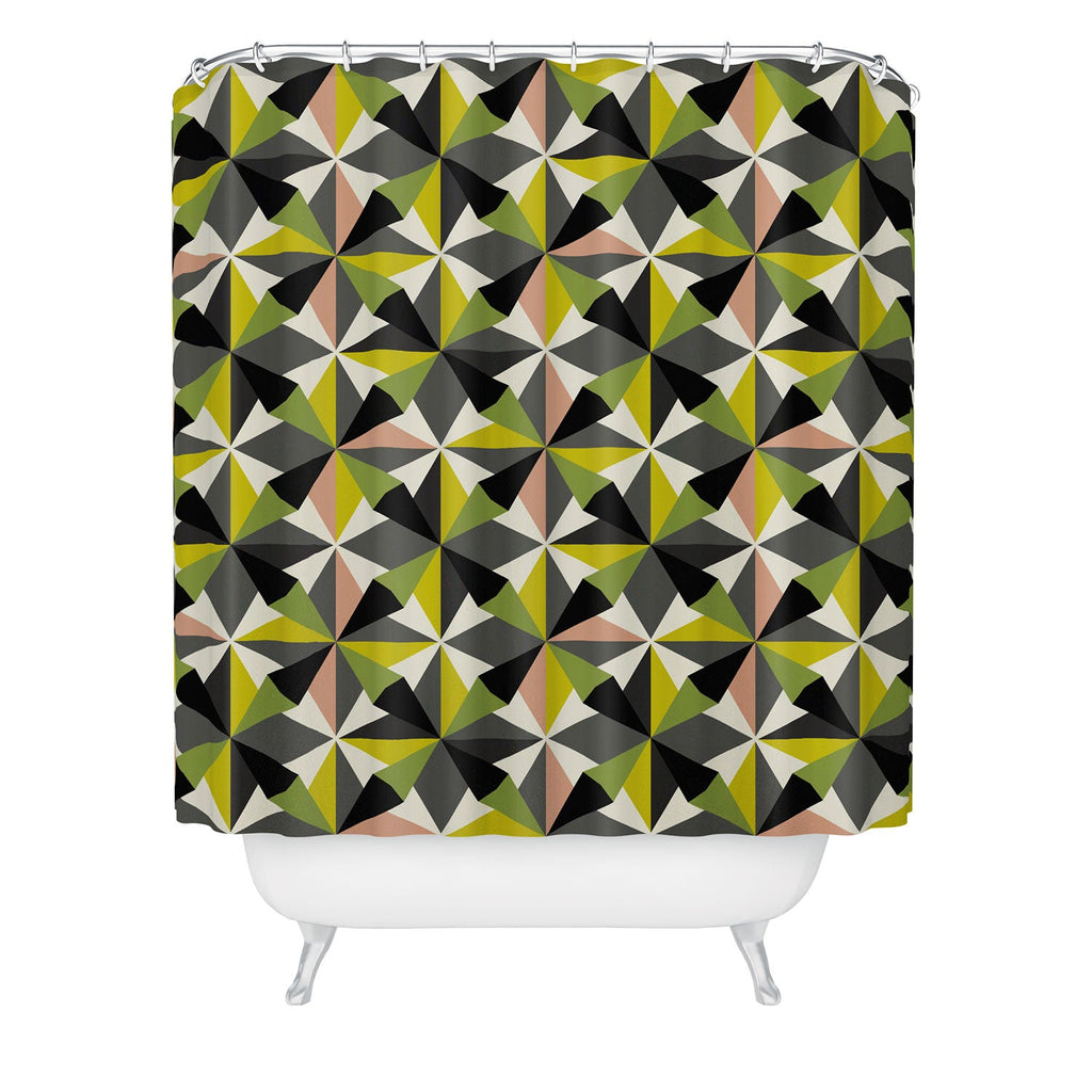 Mirimo Bosa Green Shower Curtain