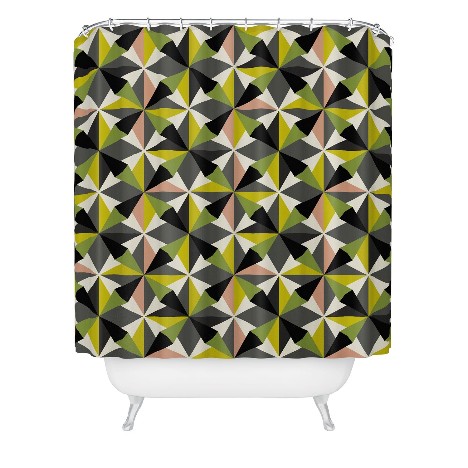 Mirimo Bosa Green Shower Curtain