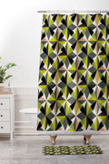Mirimo Bosa Green Shower Curtain And Mat