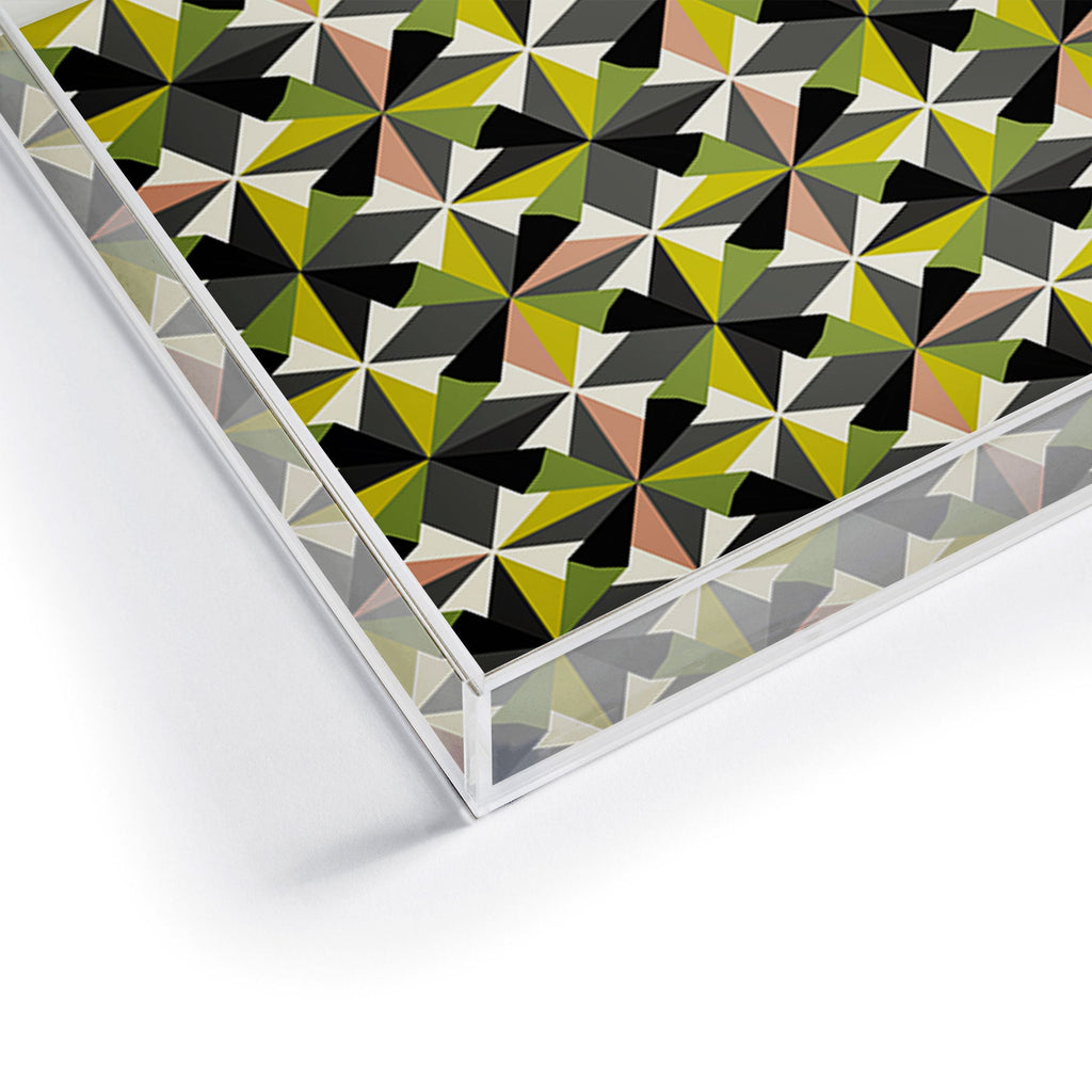 Mirimo Bosa Green Acrylic Tray