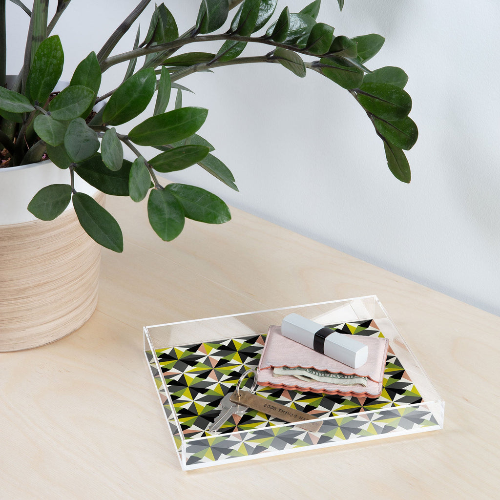 Mirimo Bosa Green Acrylic Tray