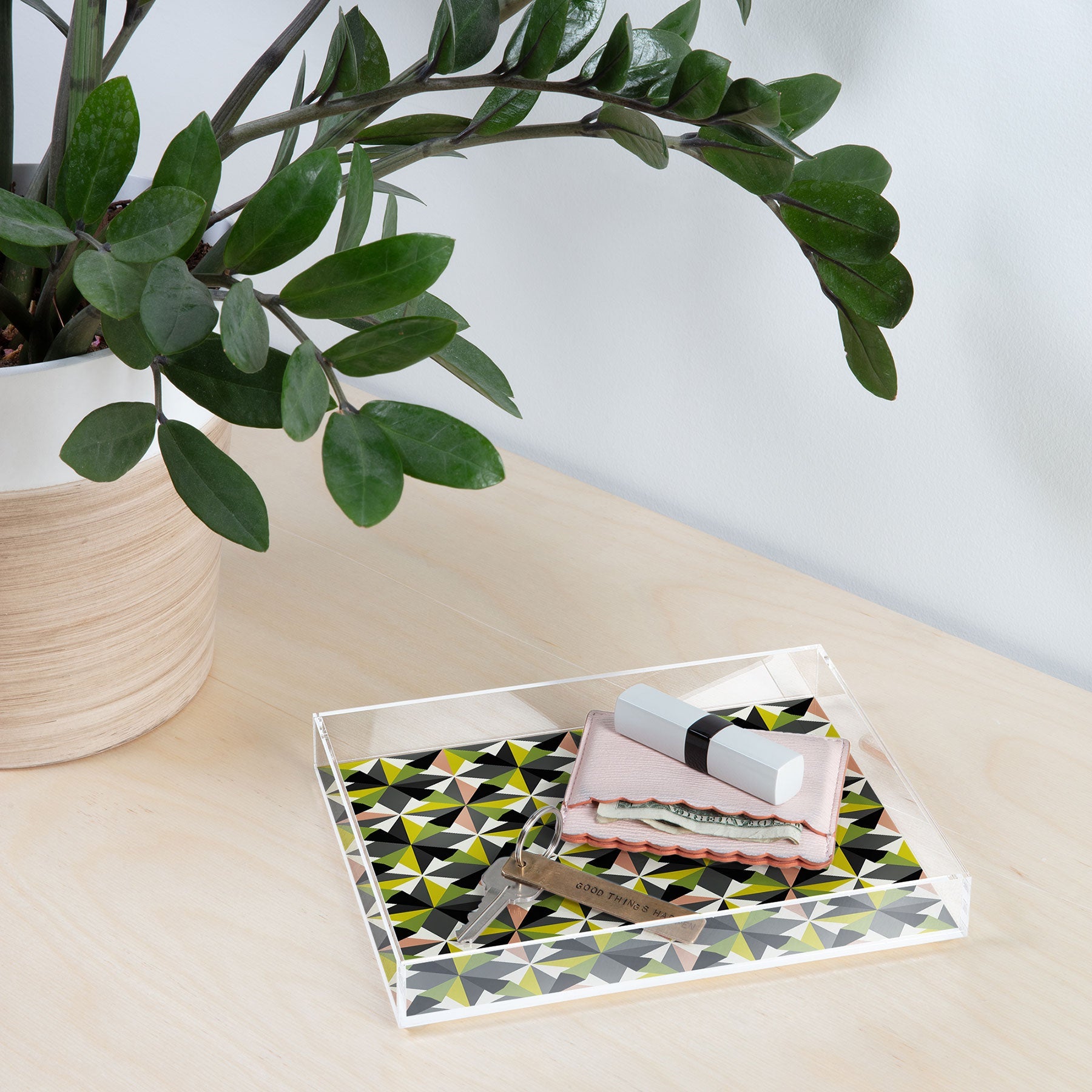 Mirimo Bosa Green Acrylic Tray