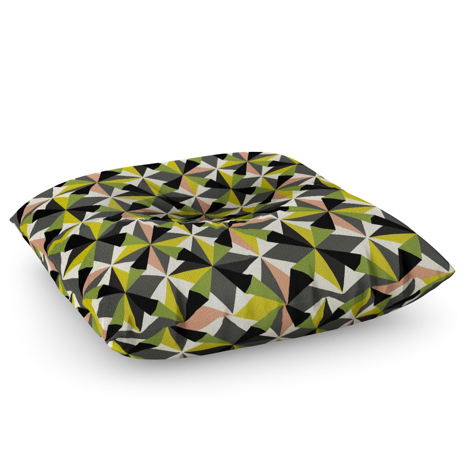 Mirimo Bosa Green Floor Pillow Square