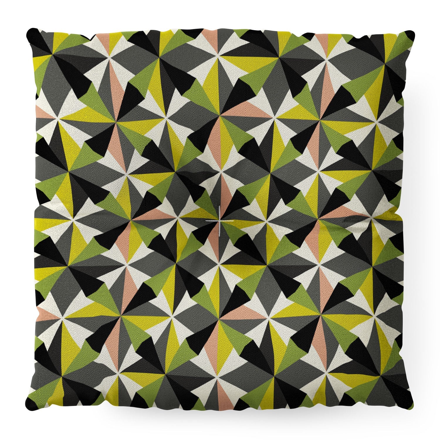 Mirimo Bosa Green Floor Pillow Square
