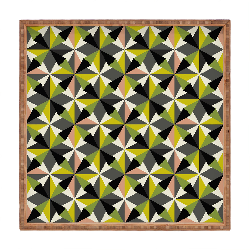 Mirimo Bosa Green Square Tray