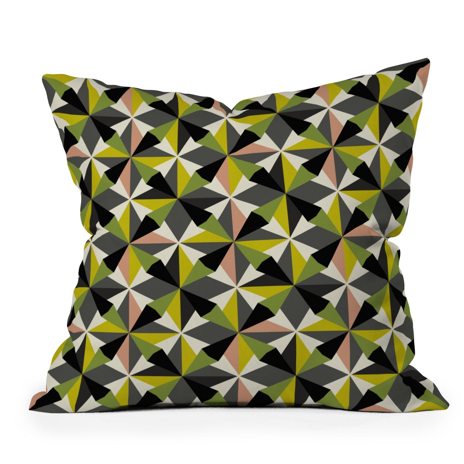 Mirimo Bosa Green Throw Pillow