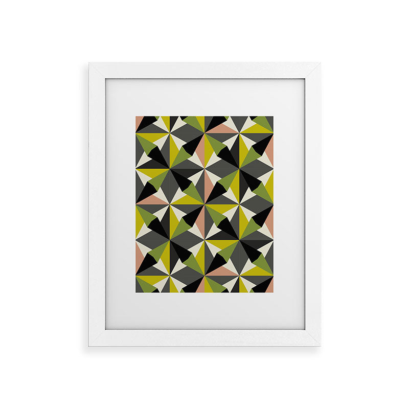 Mirimo Bosa Green Framed Art Print