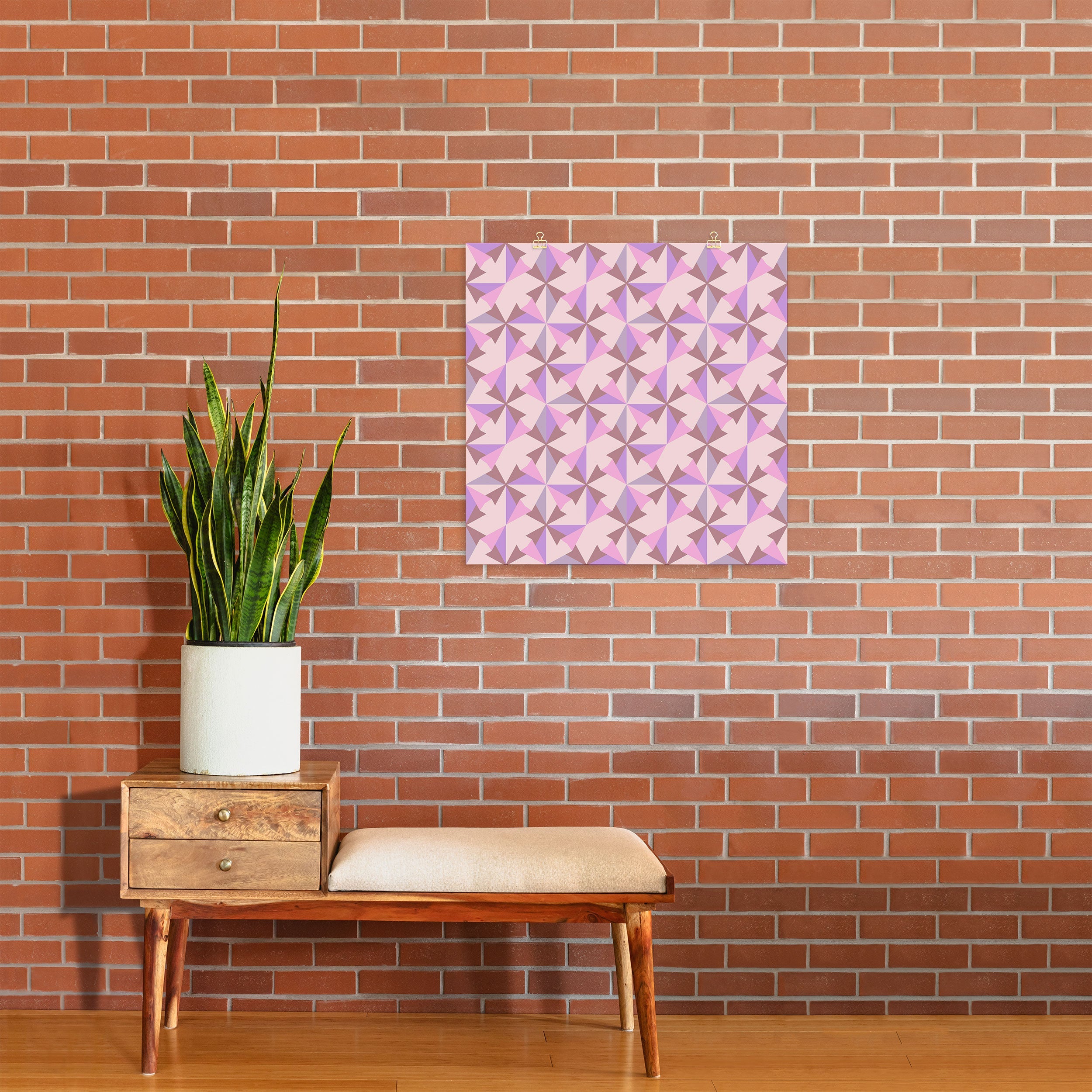 Mirimo Bosa Rosado Art Print