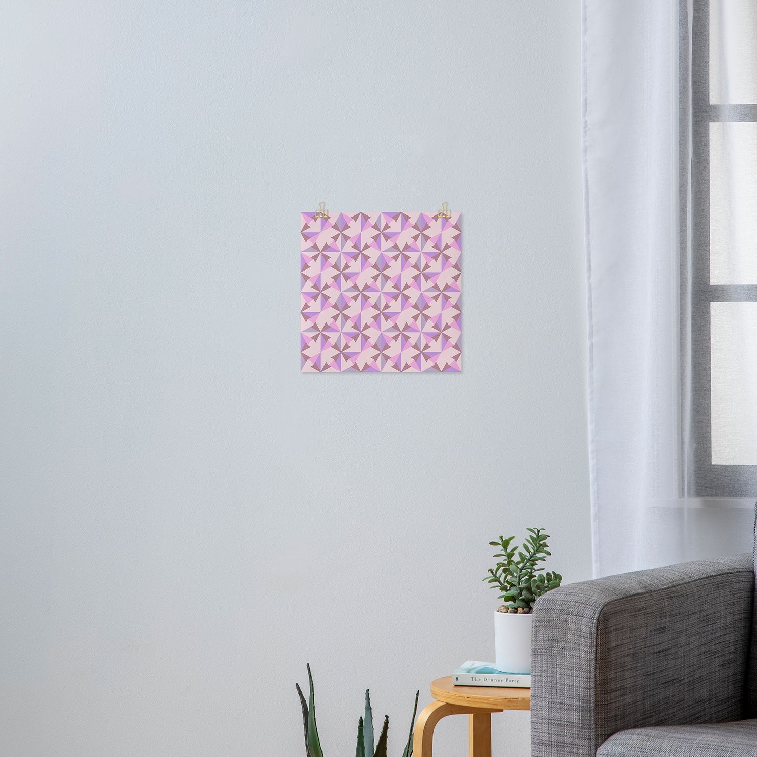 Mirimo Bosa Rosado Art Print