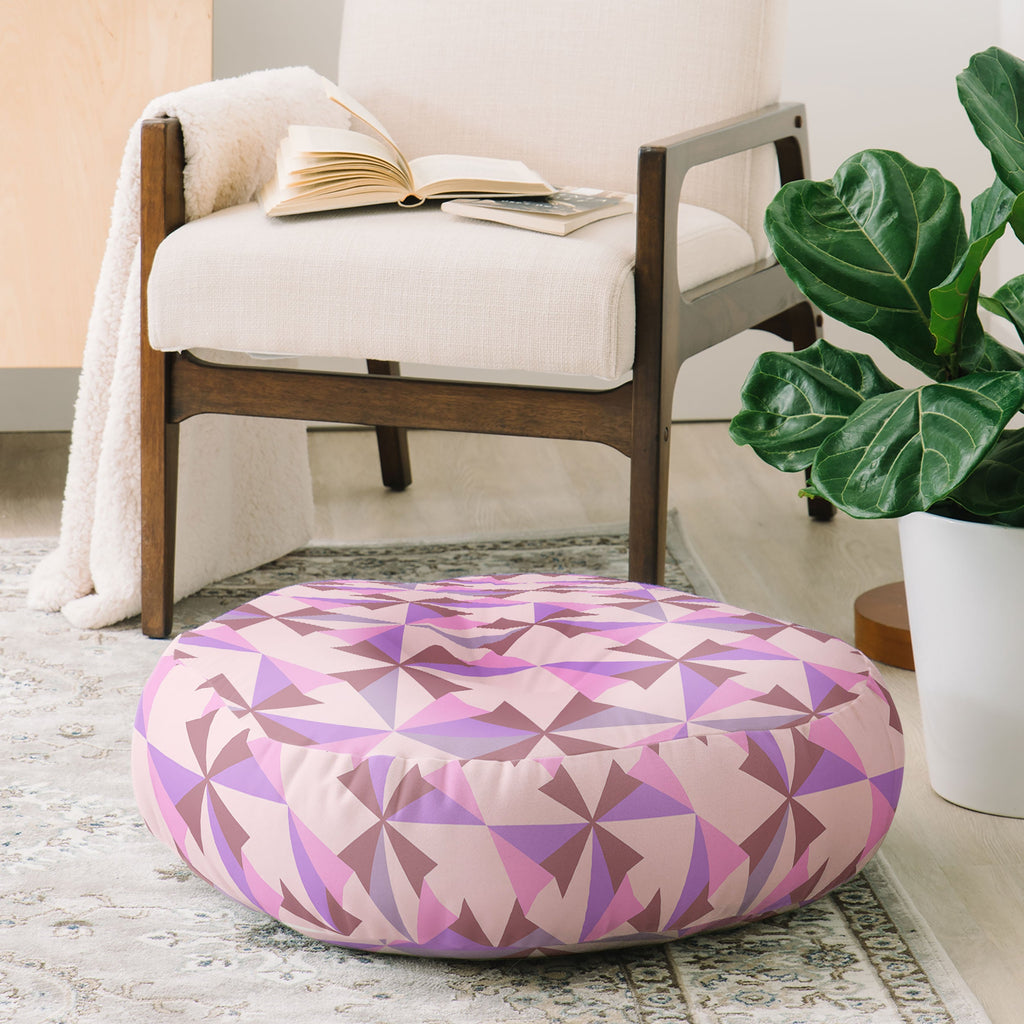 Mirimo Bosa Rosado Floor Pillow Round