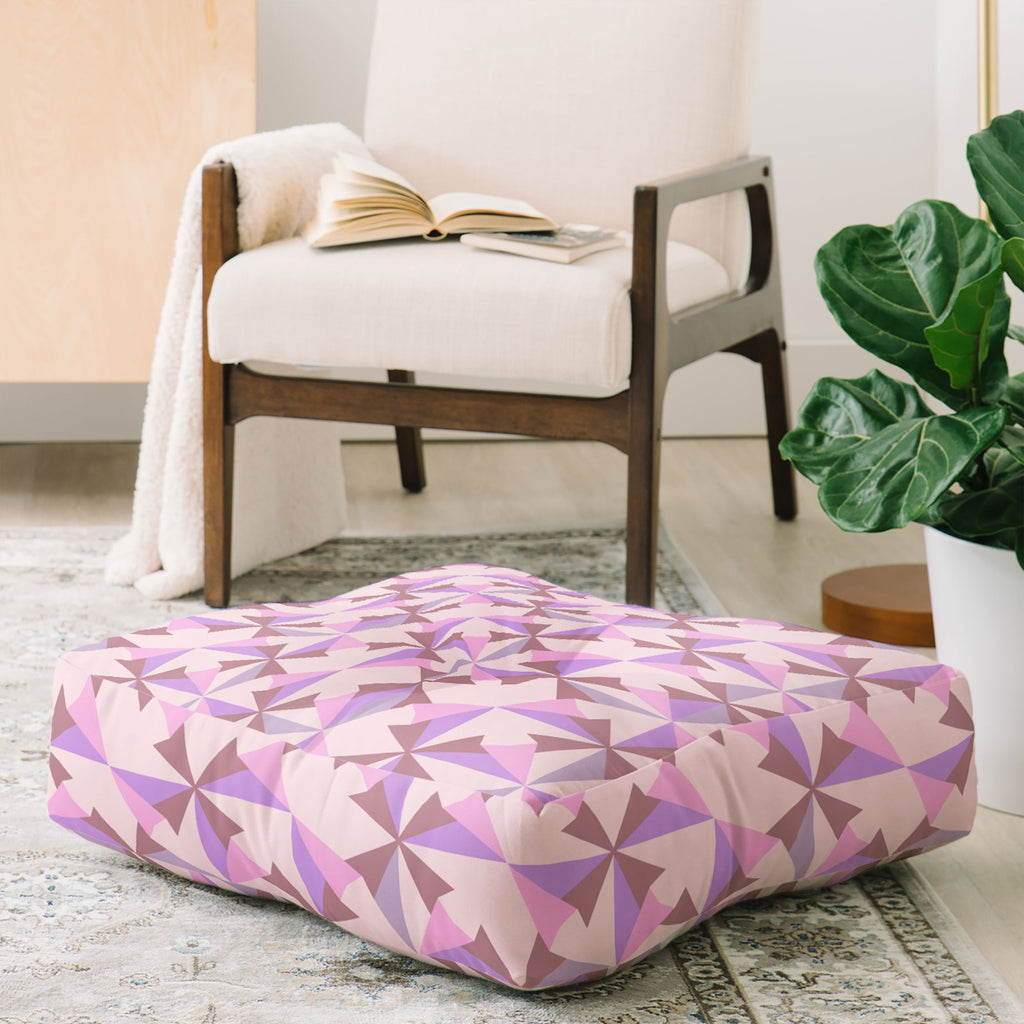 Mirimo Bosa Rosado Floor Pillow Square