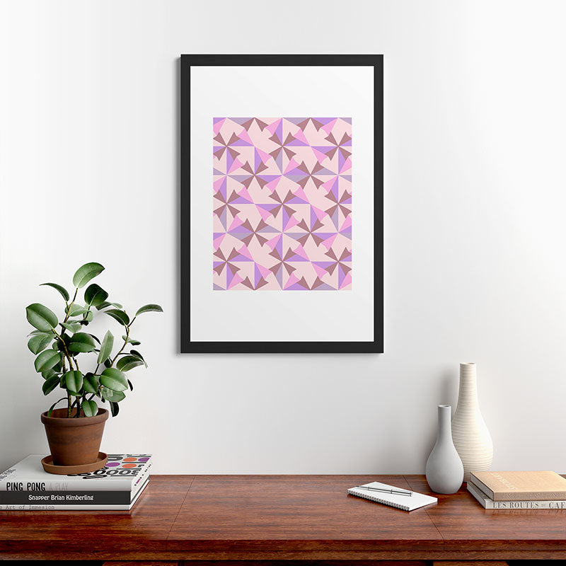 Mirimo Bosa Rosado Framed Art Print
