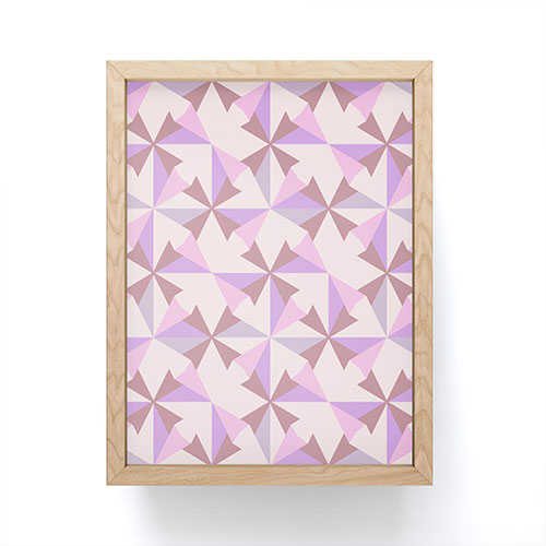 Mirimo Bosa Rosado Framed Mini Art Print