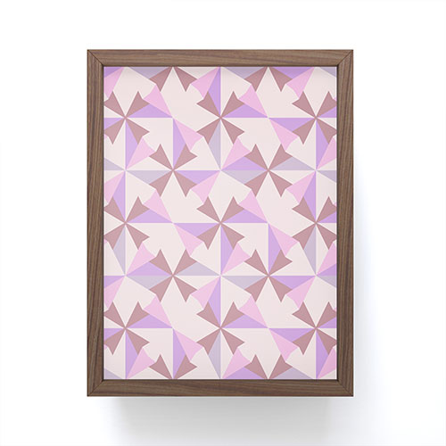 Mirimo Bosa Rosado Framed Mini Art Print