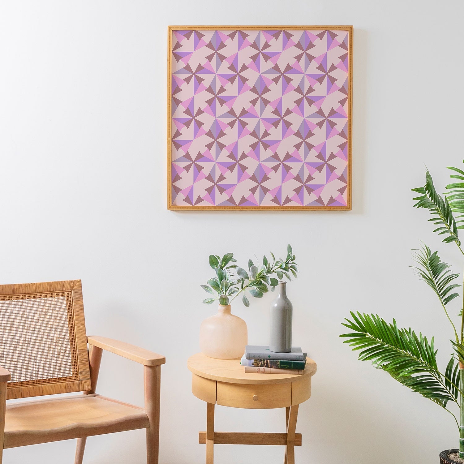 Mirimo Bosa Rosado Framed Wall Art