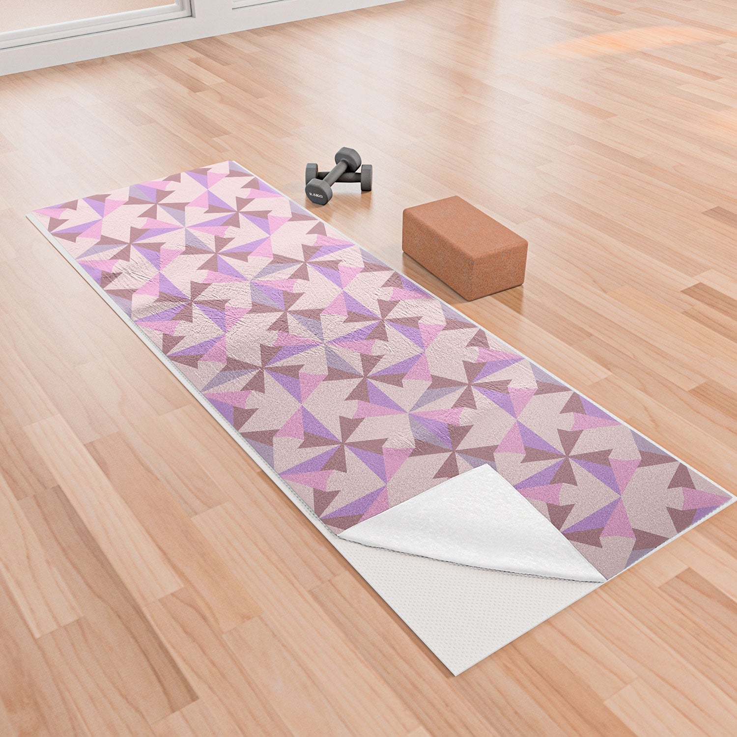 Mirimo Bosa Rosado Yoga Towel