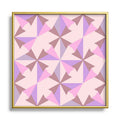 Mirimo Bosa Rosado Square Metal Framed Art Print