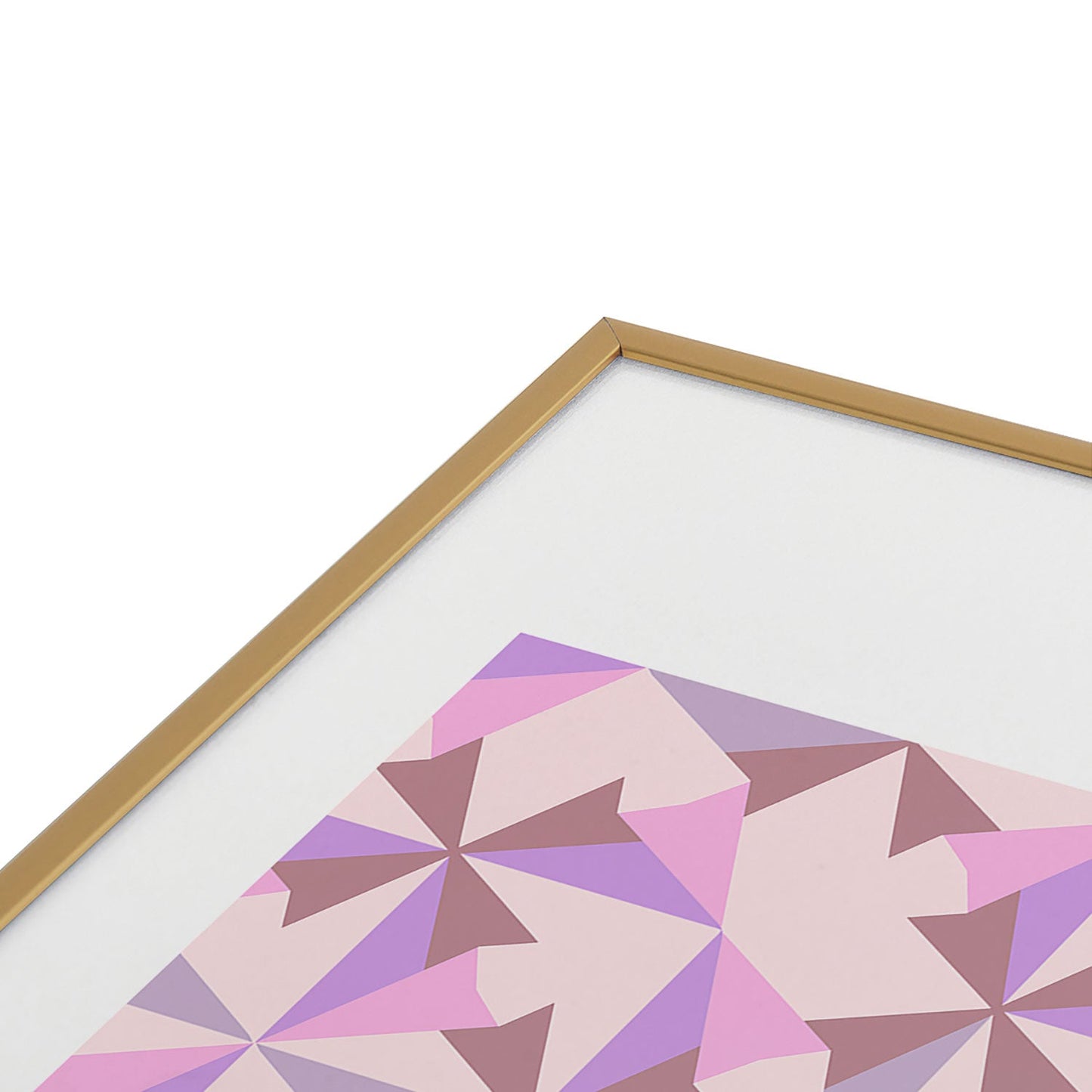 Mirimo Bosa Rosado Metal Framed Art Print