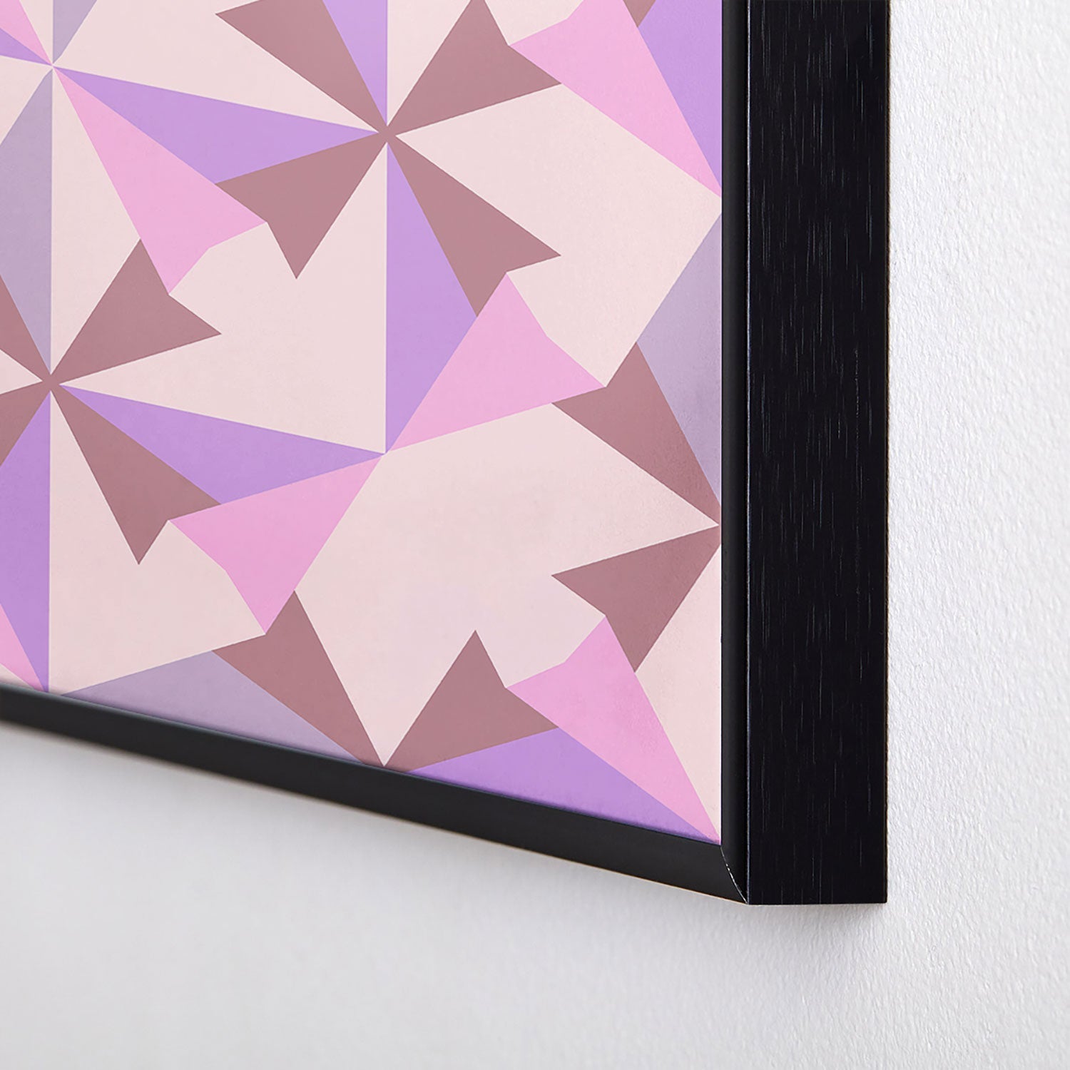 Mirimo Bosa Rosado Square Metal Framed Art Print