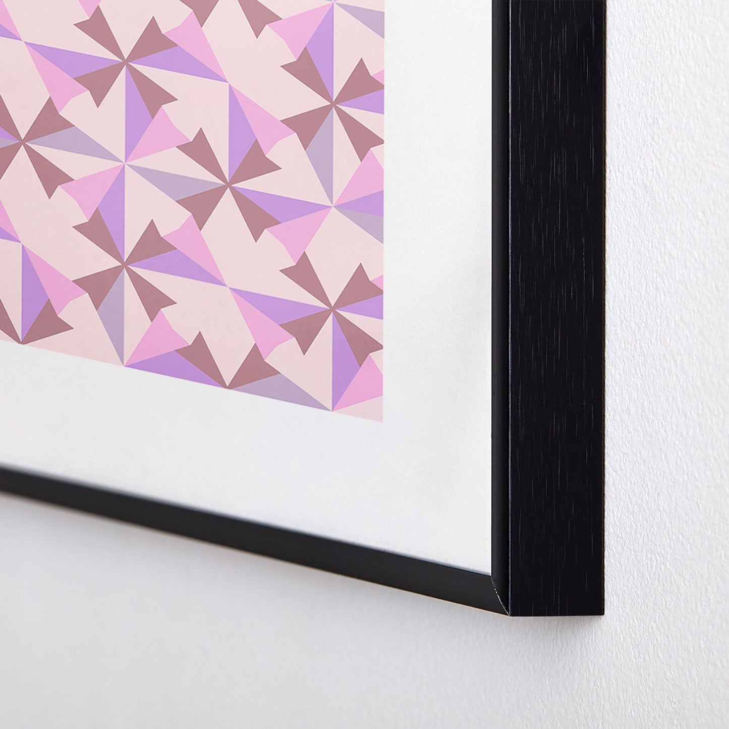 Mirimo Bosa Rosado Metal Framed Art Print