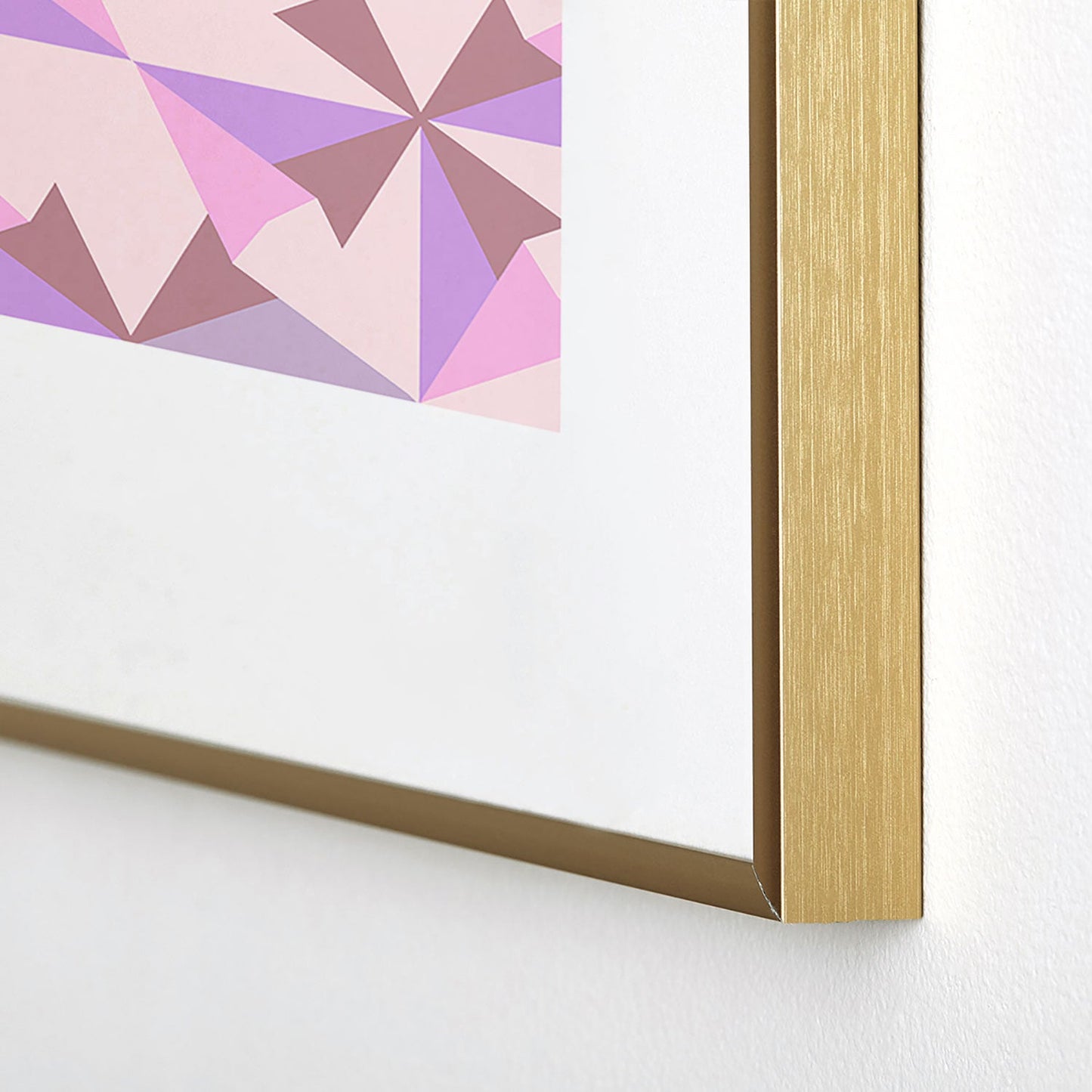Mirimo Bosa Rosado Metal Framed Art Print