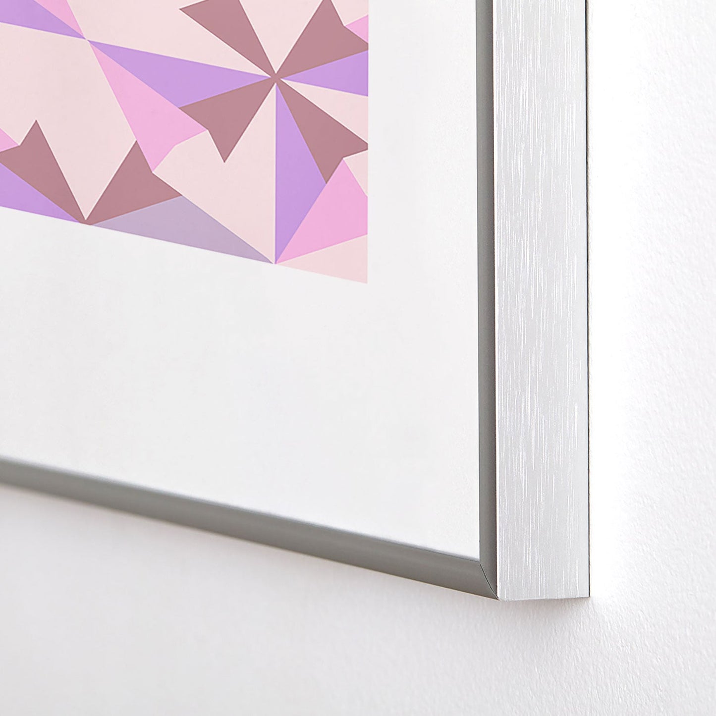 Mirimo Bosa Rosado Metal Framed Art Print