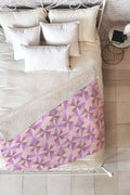 Mirimo Bosa Rosado Fleece Throw Blanket