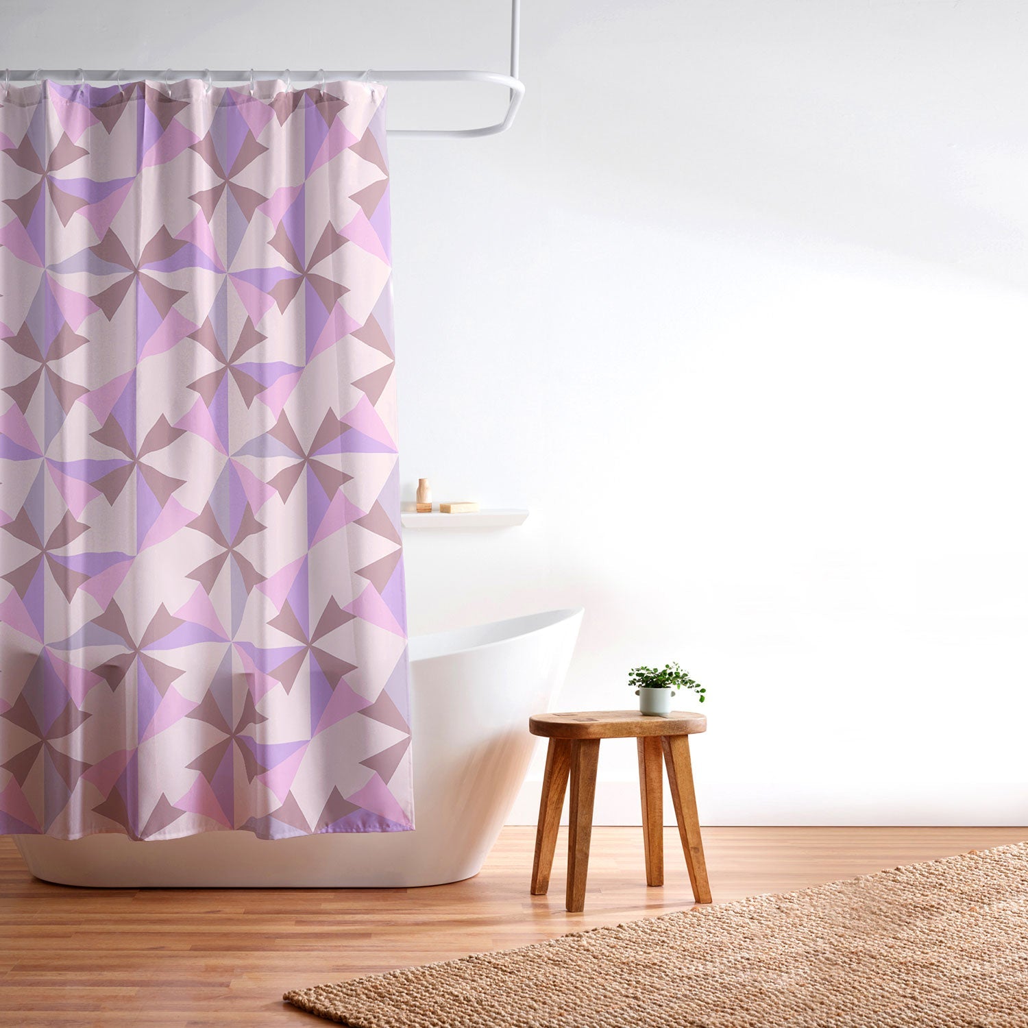 Mirimo Bosa Rosado Shower Curtain