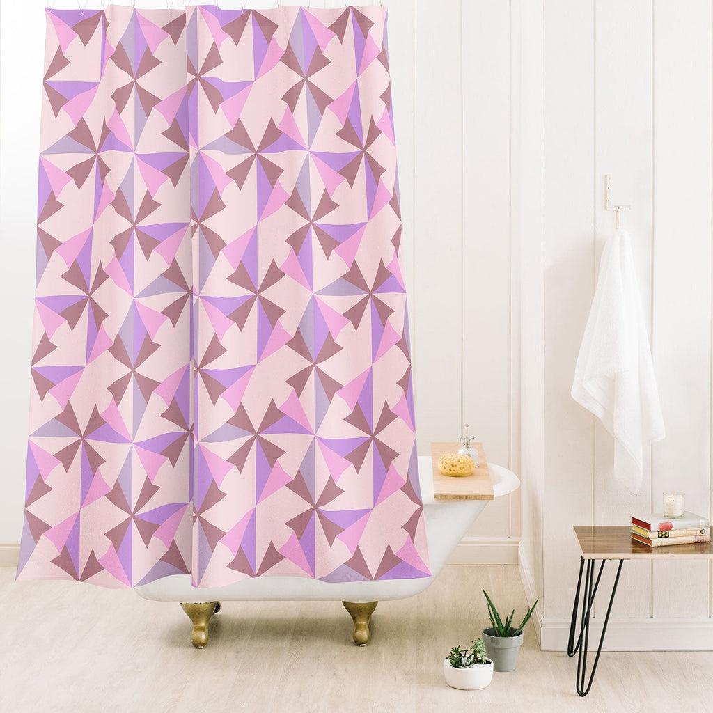 Mirimo Bosa Rosado Shower Curtain