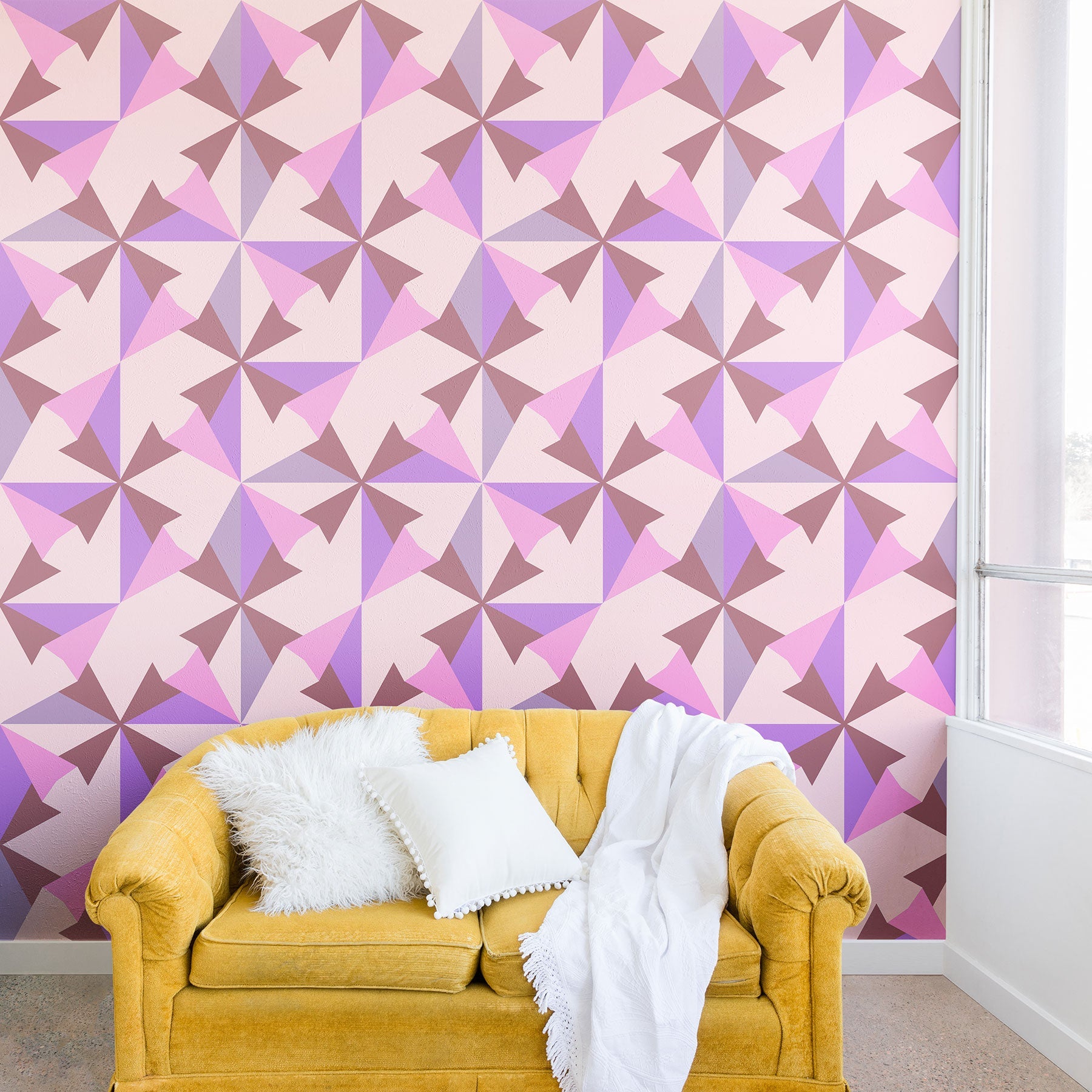 Mirimo Bosa Rosado Wall Mural