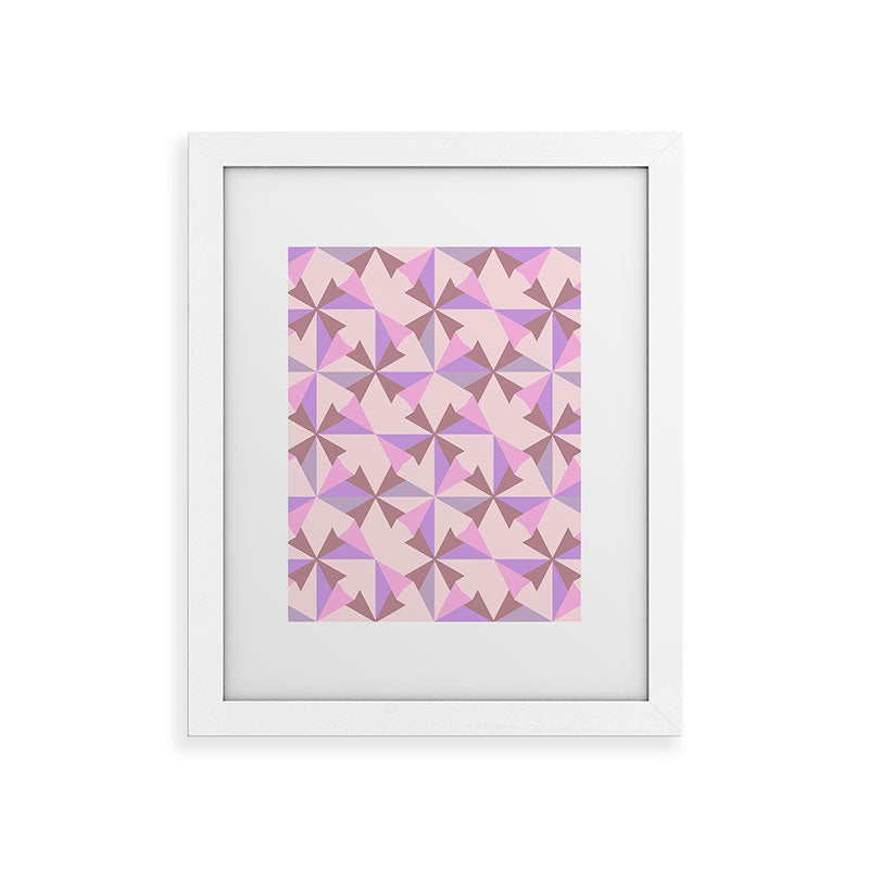 Mirimo Bosa Rosado Framed Art Print