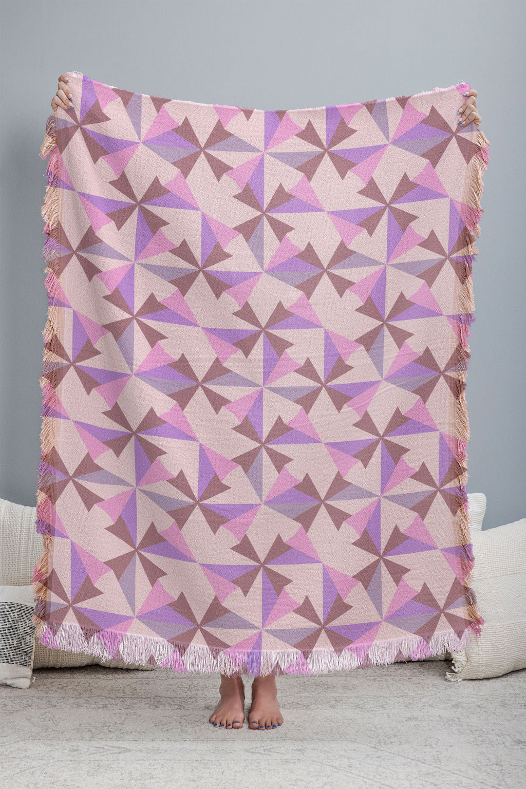 Mirimo Bosa Rosado Throw Blanket
