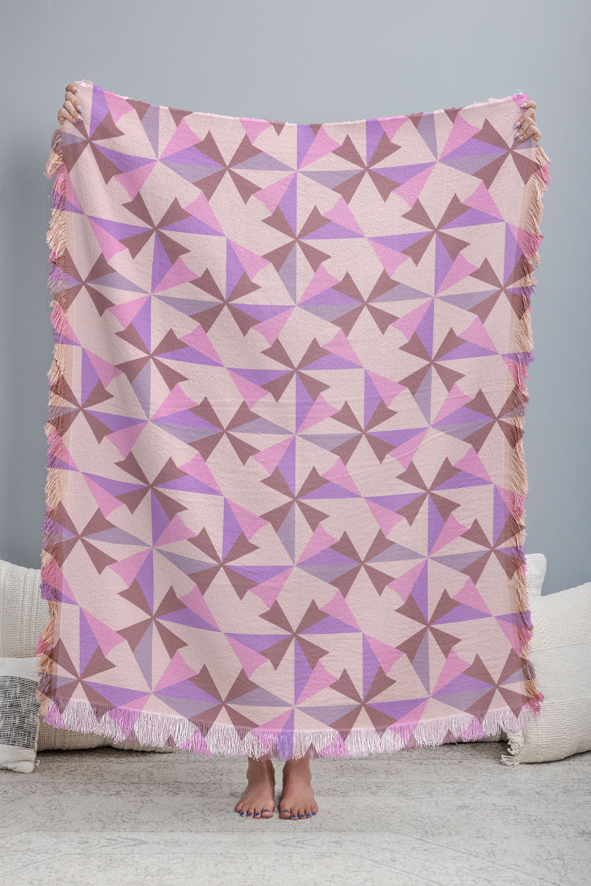 Mirimo Bosa Rosado Throw Blanket