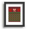 Mirimo Bows and Christmas Greens Recessed Framing Rectangle