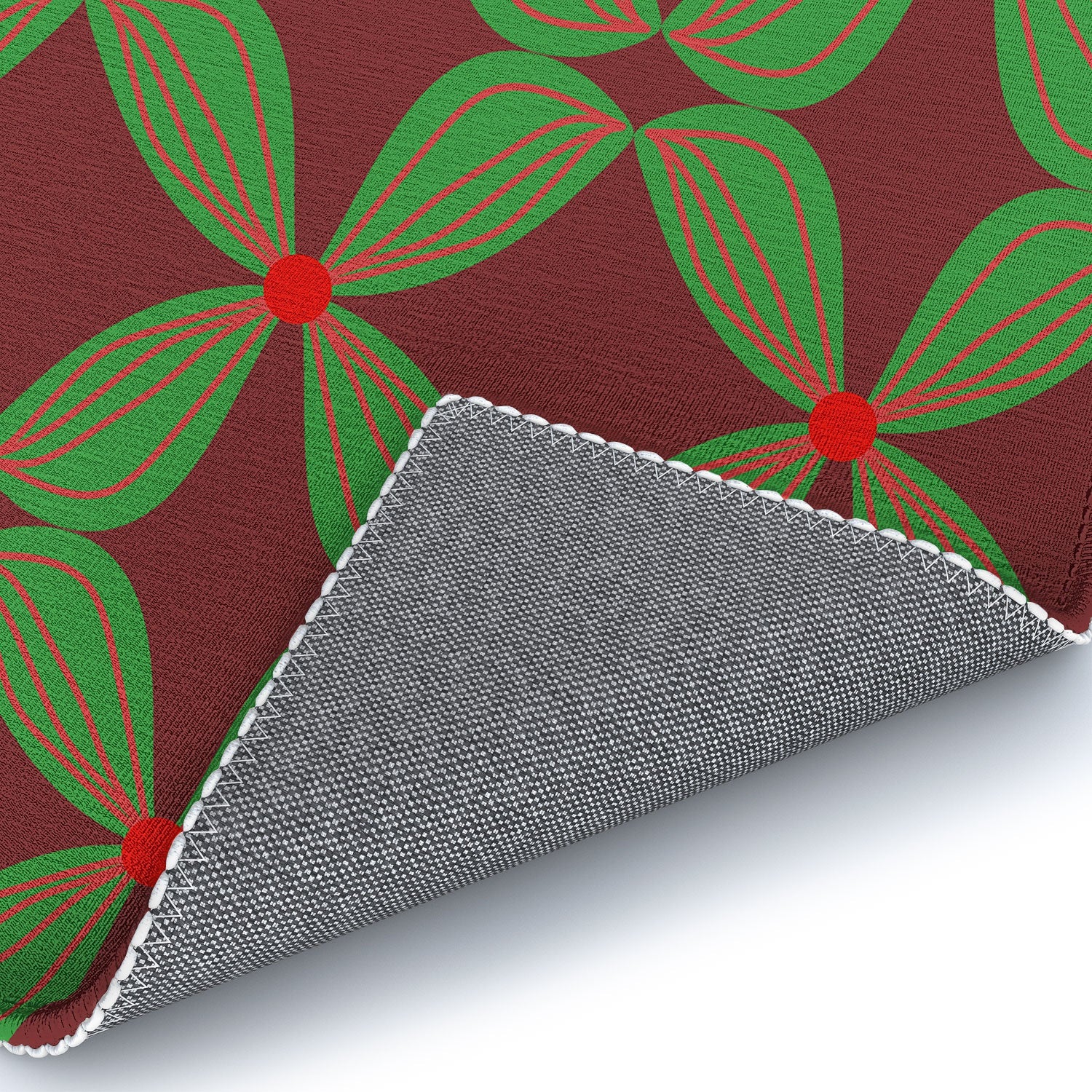 Mirimo Bows and Christmas Greens Area Rug