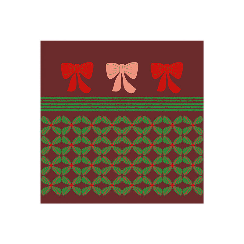 Mirimo Bows and Christmas Greens Art Print