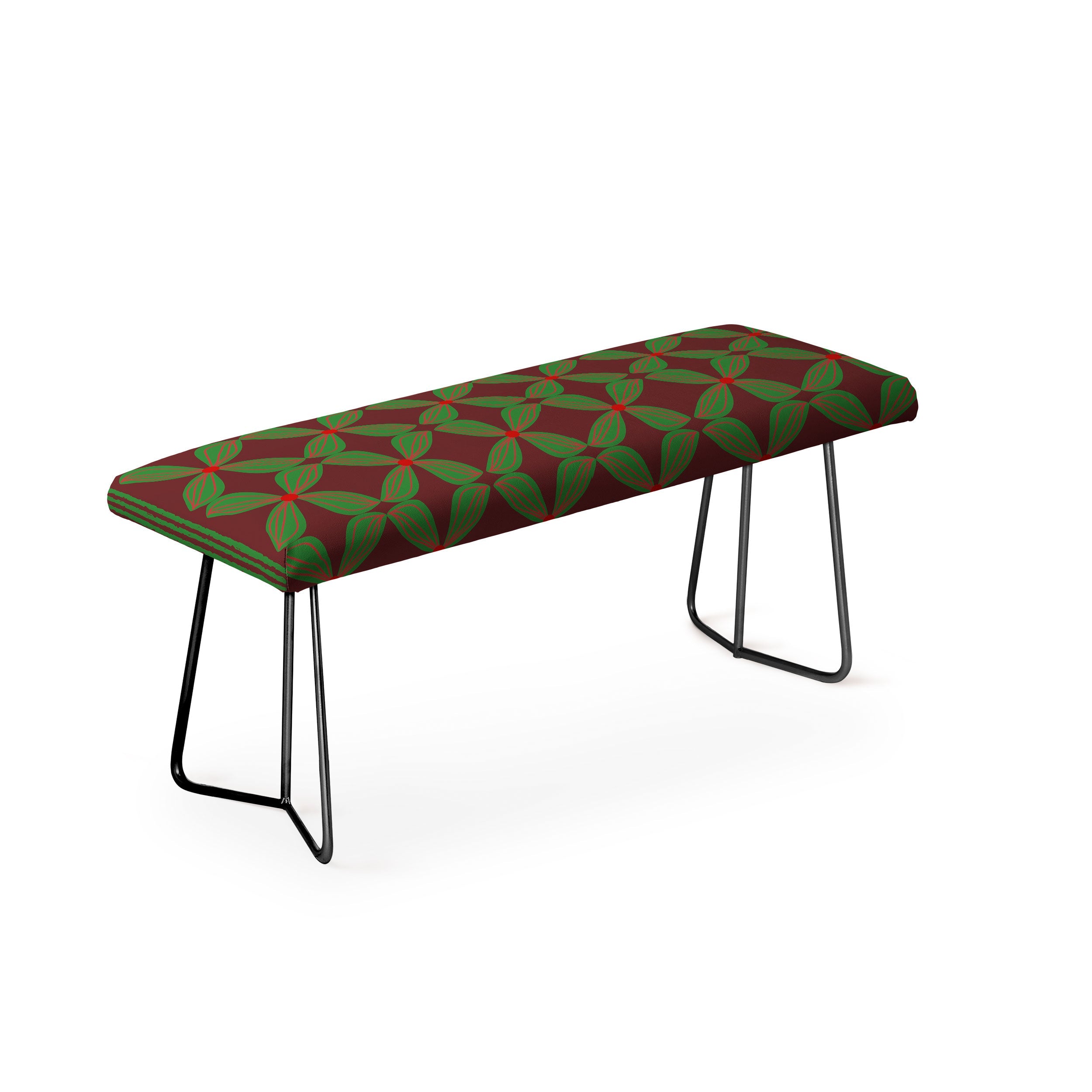 Mirimo Bows and Christmas Greens Bench