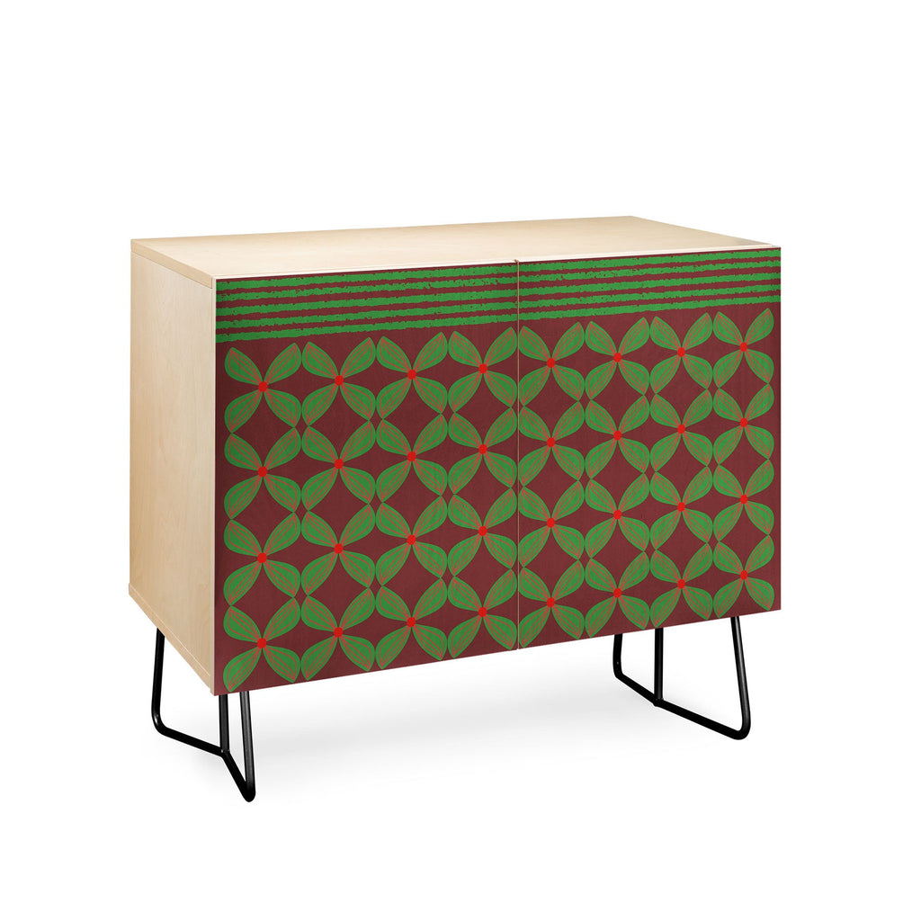 Mirimo Bows and Christmas Greens Credenza