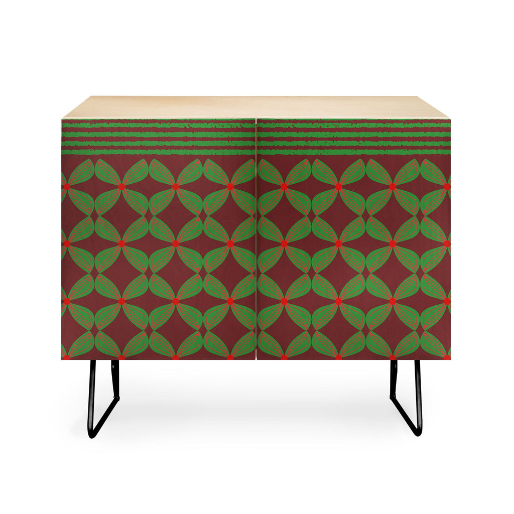 Mirimo Bows and Christmas Greens Credenza