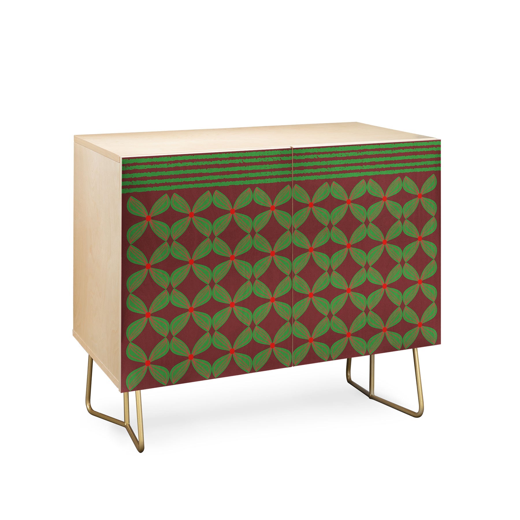 Mirimo Bows and Christmas Greens Credenza