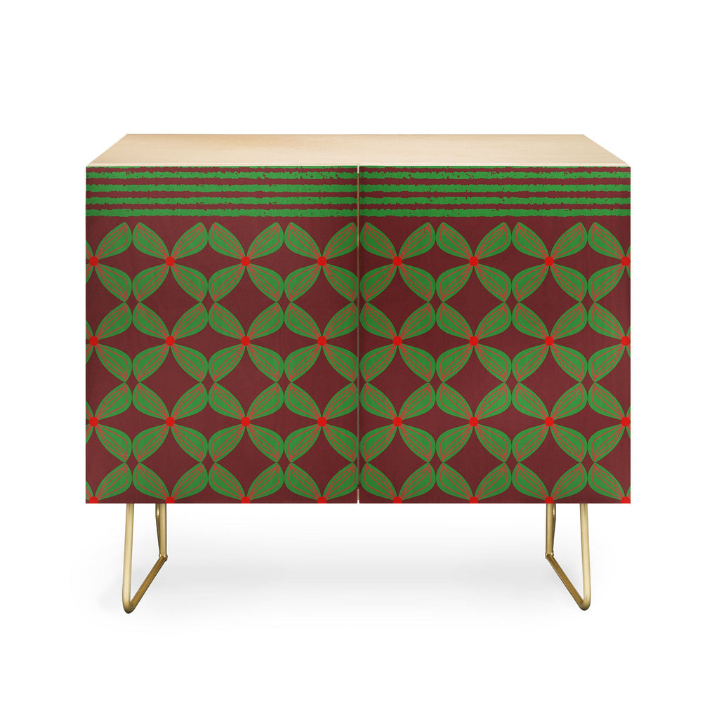 Mirimo Bows and Christmas Greens Credenza
