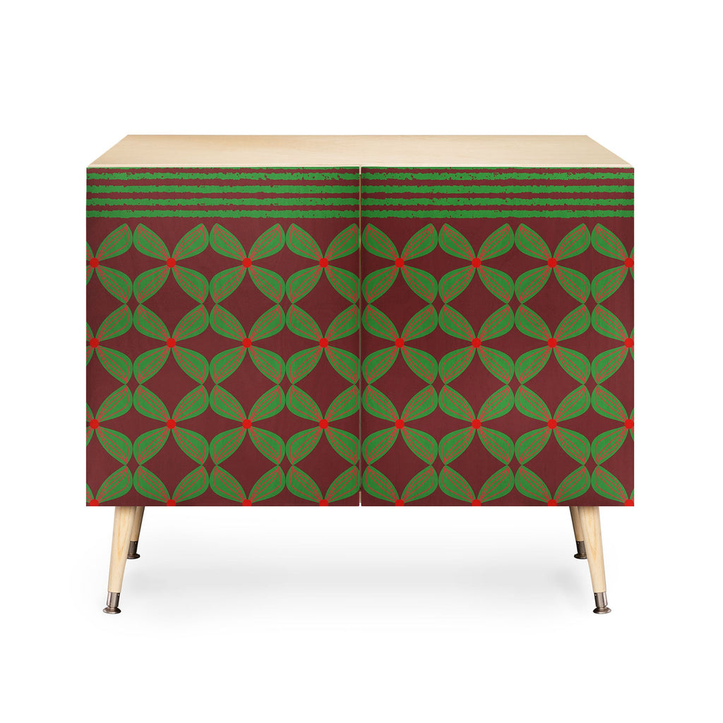 Mirimo Bows and Christmas Greens Credenza