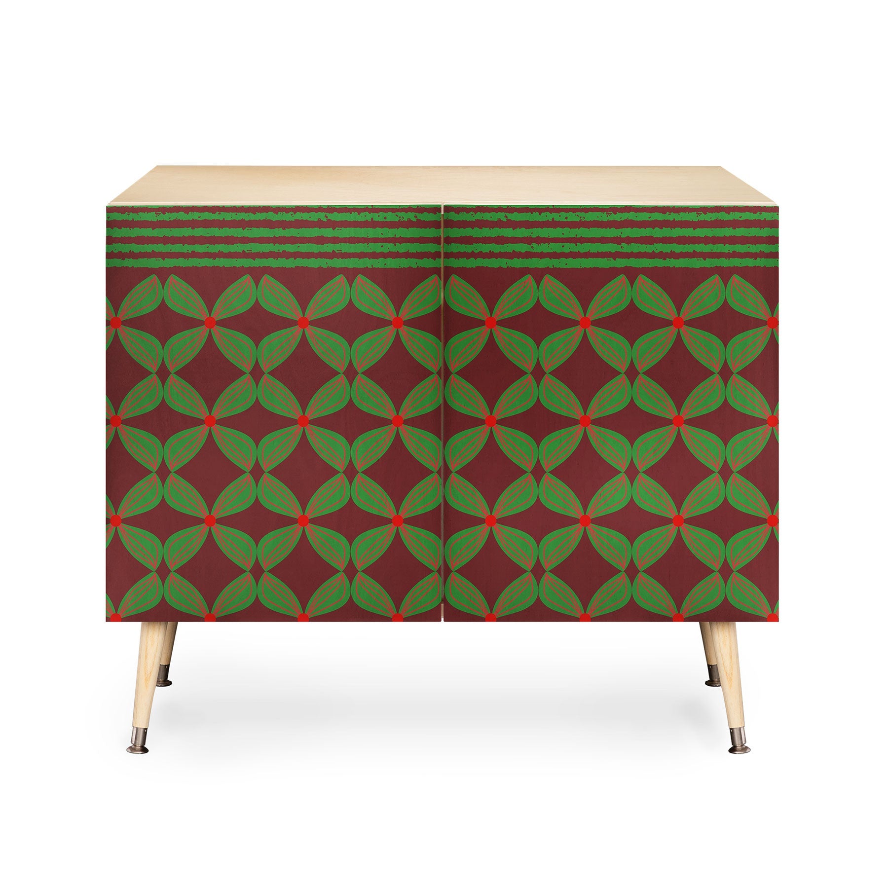 Mirimo Bows and Christmas Greens Credenza