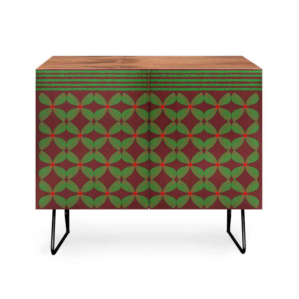 Mirimo Bows and Christmas Greens Credenza