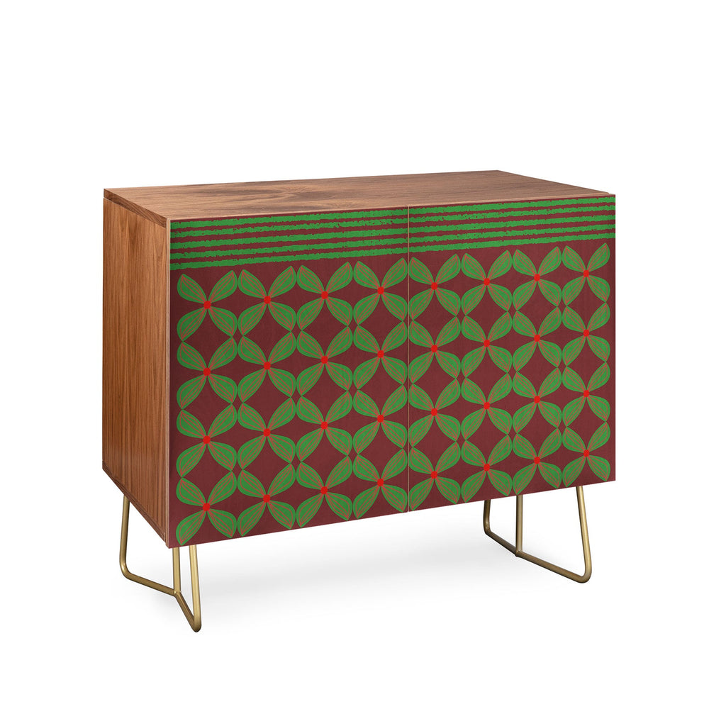Mirimo Bows and Christmas Greens Credenza