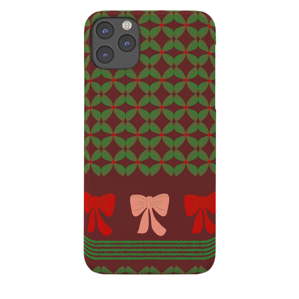 Mirimo Bows and Christmas Greens Phone Case