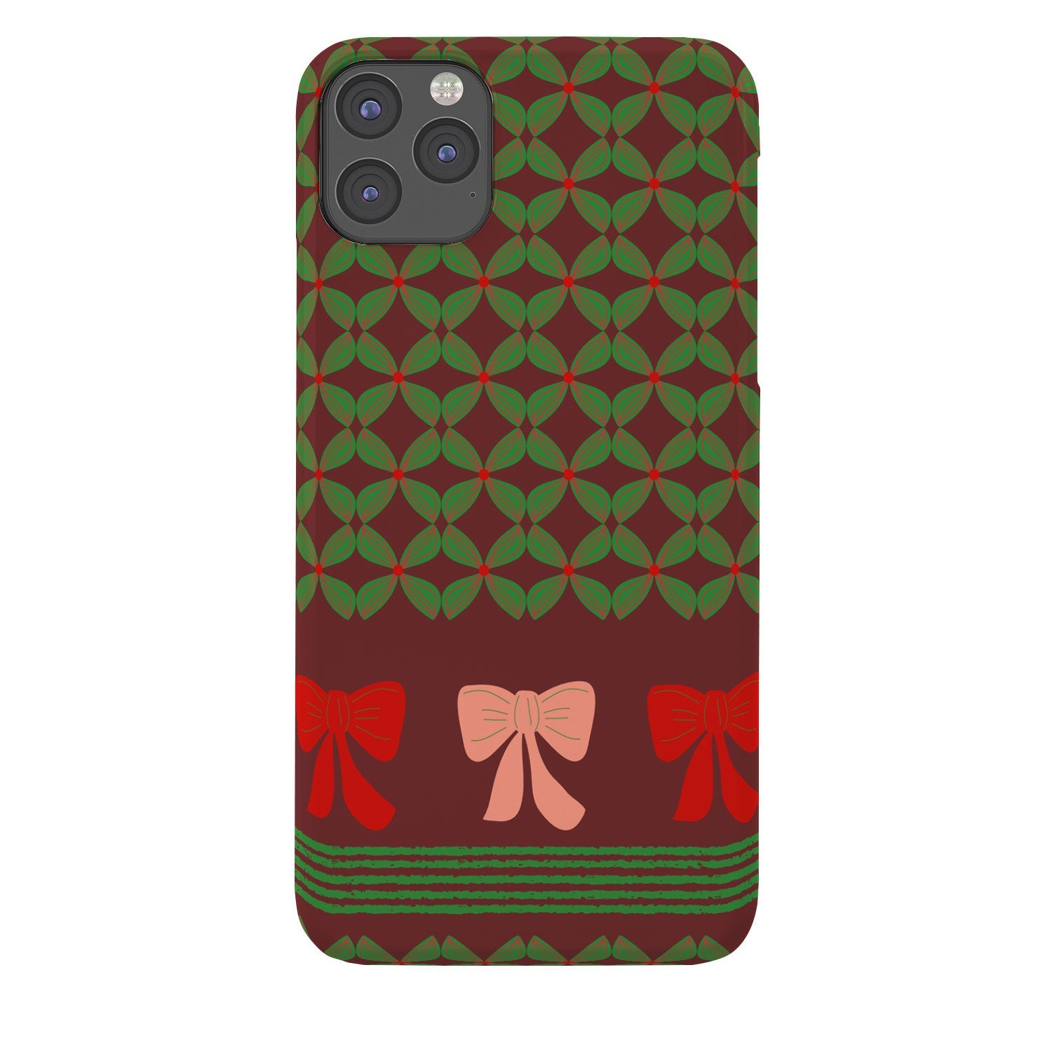 Mirimo Bows and Christmas Greens Phone Case